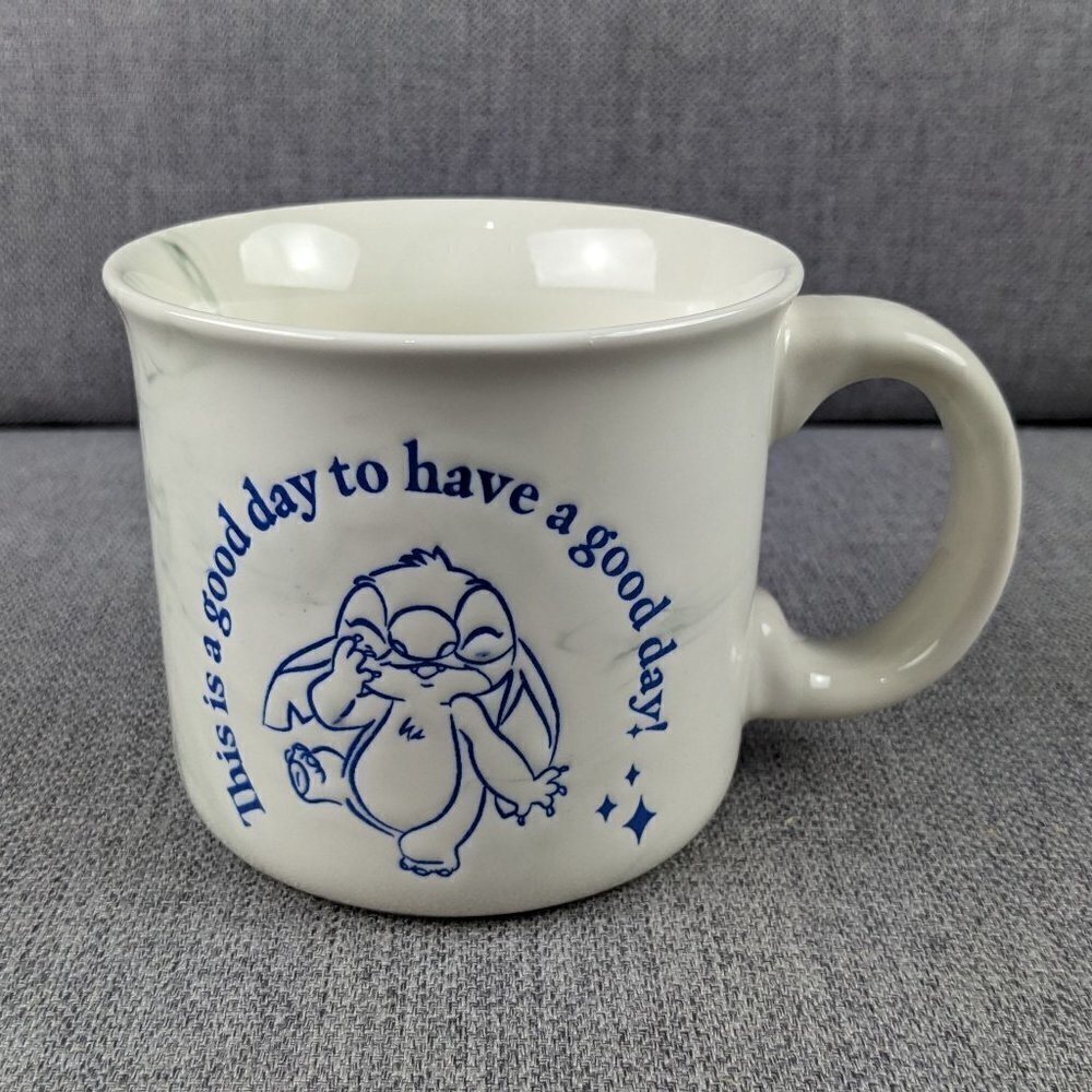 Disney Stitch 'This is a good day to have a good day' Light Marbling Mug